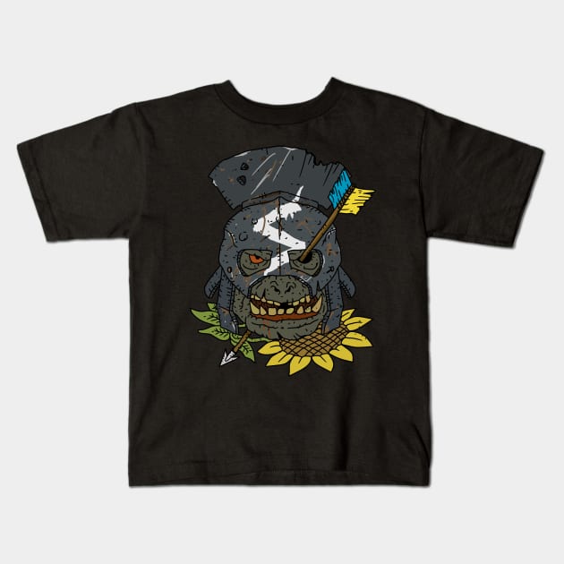 Ukrainian anti Ork arrow. Kids T-Shirt by JJadx